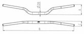 Renthal 996 Twin Wall Handlebars 996-01-BK-07-185
